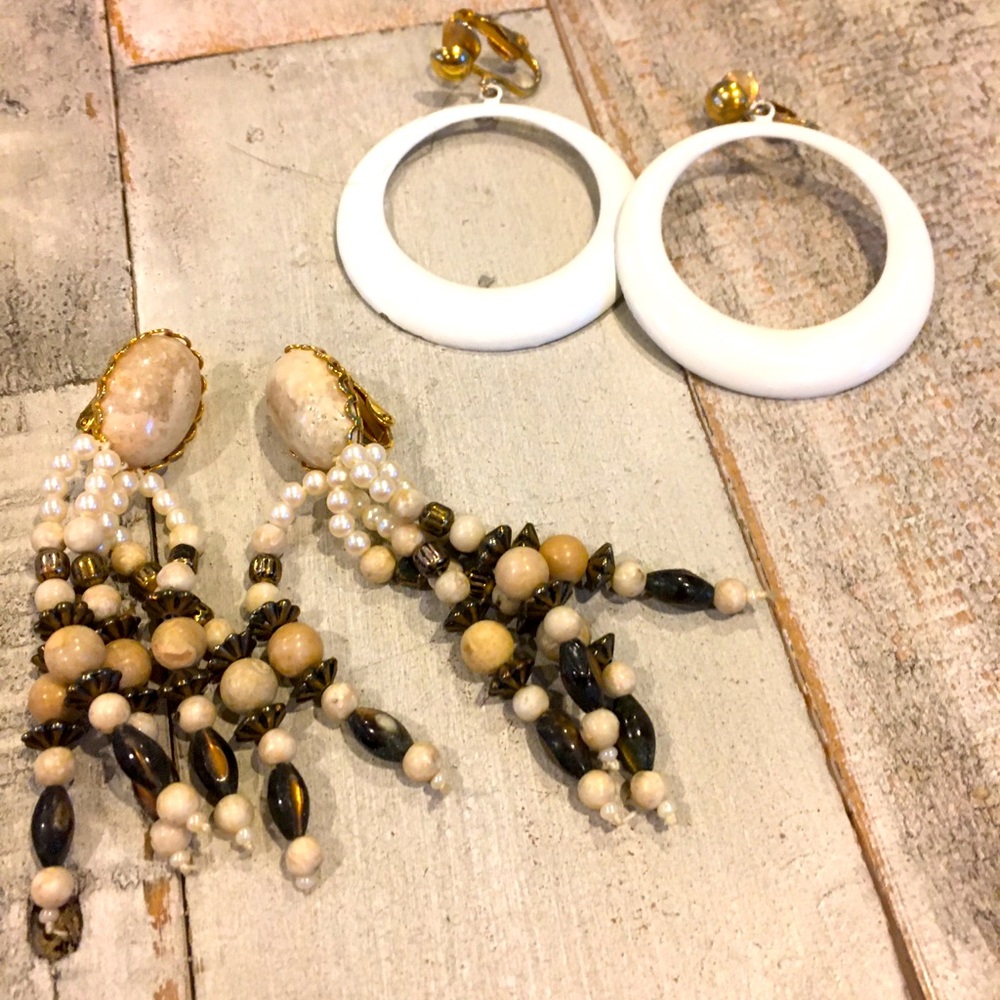 Vintage clip earring bundle